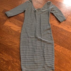 Bodycon striped dress